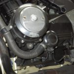16-клапанный двигатель на нейкеде Kawasaki Xanthus 400 японского производства