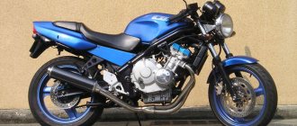 Motorcycle Honda CB-1 - a classic bike for everyday riding on flat roads