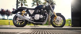 Honda CB 1100 motorcycle is an interesting choice for retro lovers