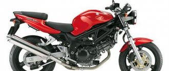 motorcycle Suzuki SV 400