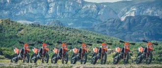 Мотоциклы эндуро KTM 2020 года