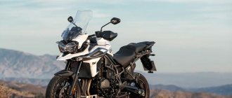 Touring motorcycle Triumph Tiger 1200 XCA 2018
