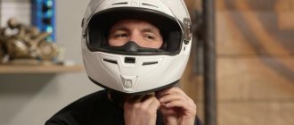 Choosing a motorcycle helmet. Sizing and Type Selection Guide 